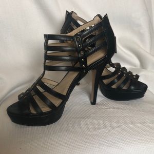 Aldo platform, caged heels
